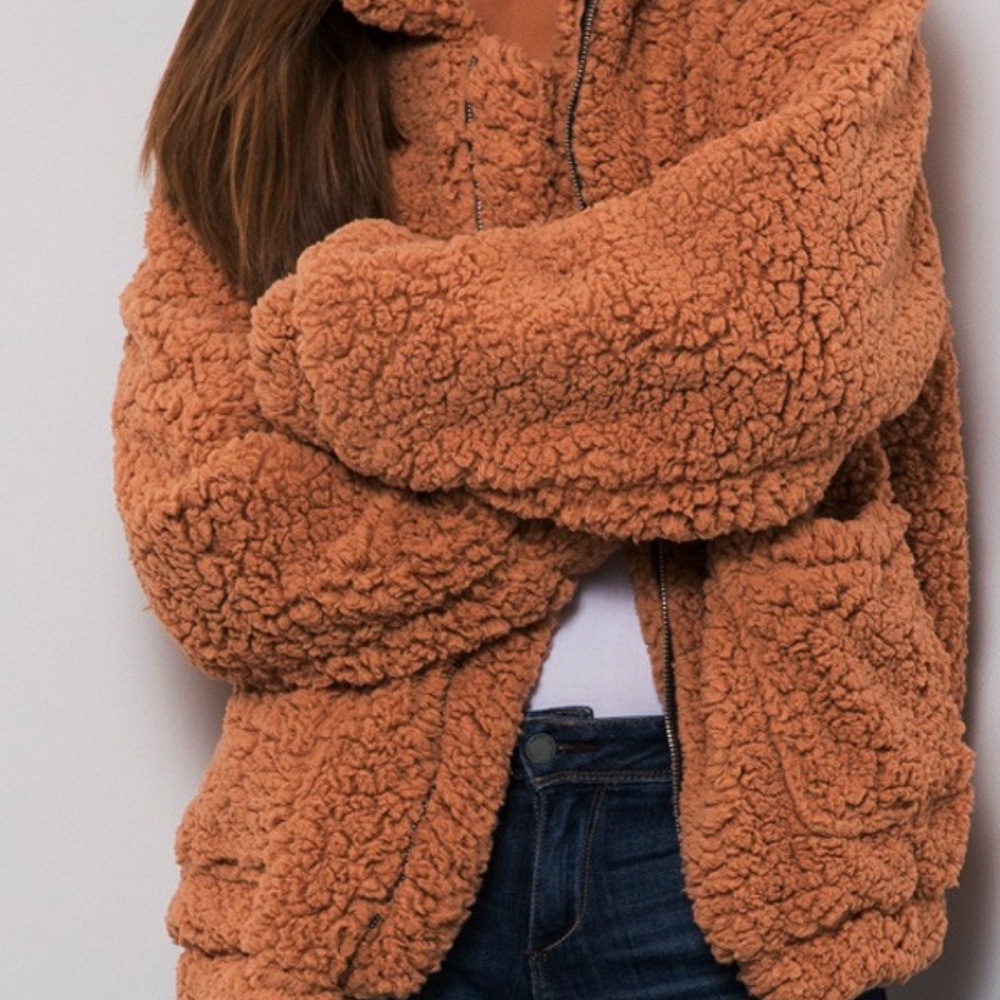 oversized Sherpa Jacket
